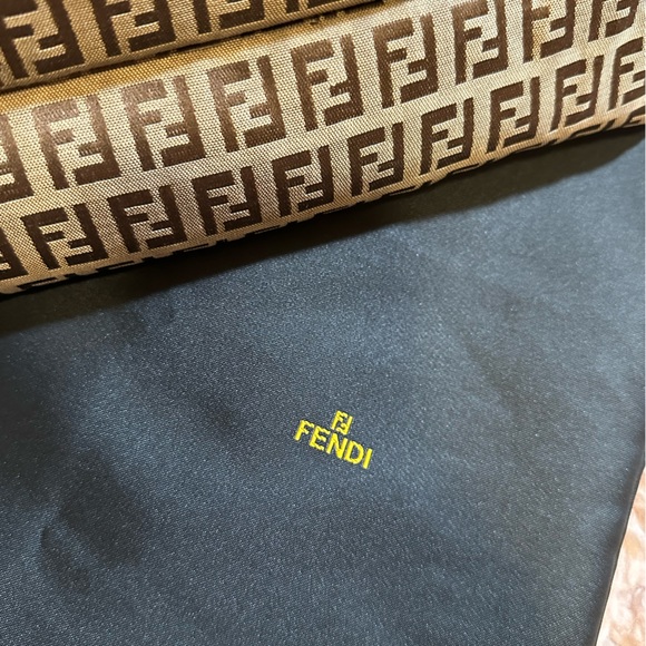 Fendi Roll Tote Zucca Coated Canvas Purse - Picture 2 of 5